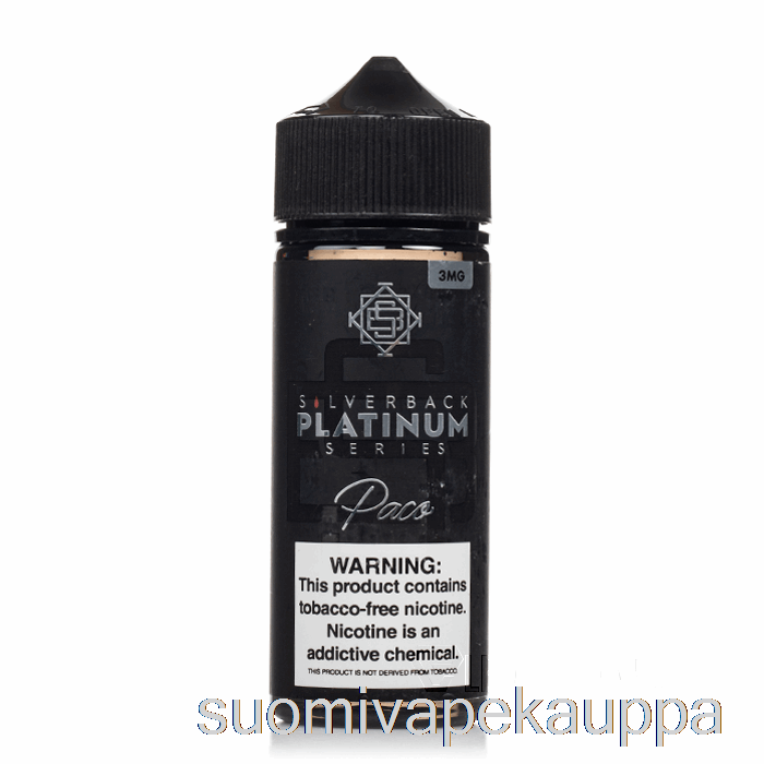 Vape Kauppa Paco - Silverback Platina Sarja - 120ml 3mg